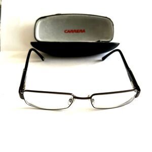 Careera Eyeglasses CA7550 GOB with Case Designer Frames Only Black 51-18-135
